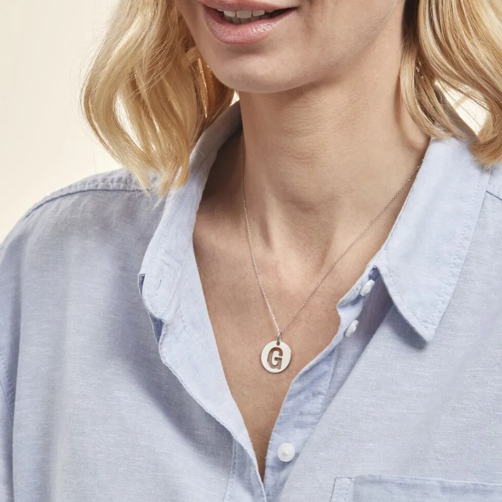 Histoire d'Or Pendentif Elio G Argent Blanc Best