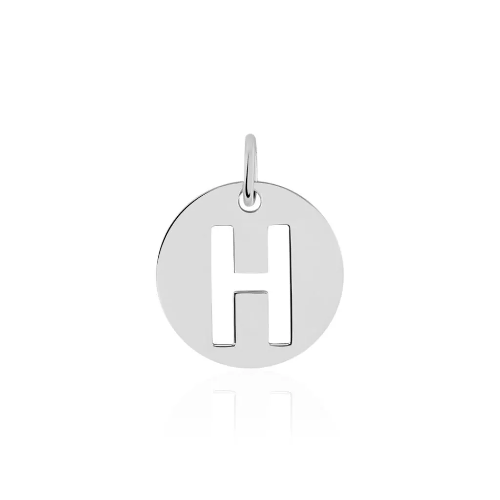Histoire d'Or Pendentif Elio H Argent Blanc Outlet