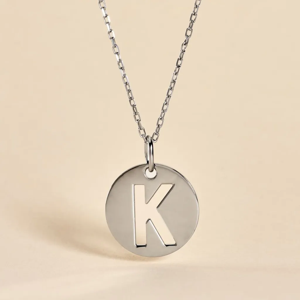 Histoire d'Or Pendentif Elio K Argent Blanc Outlet