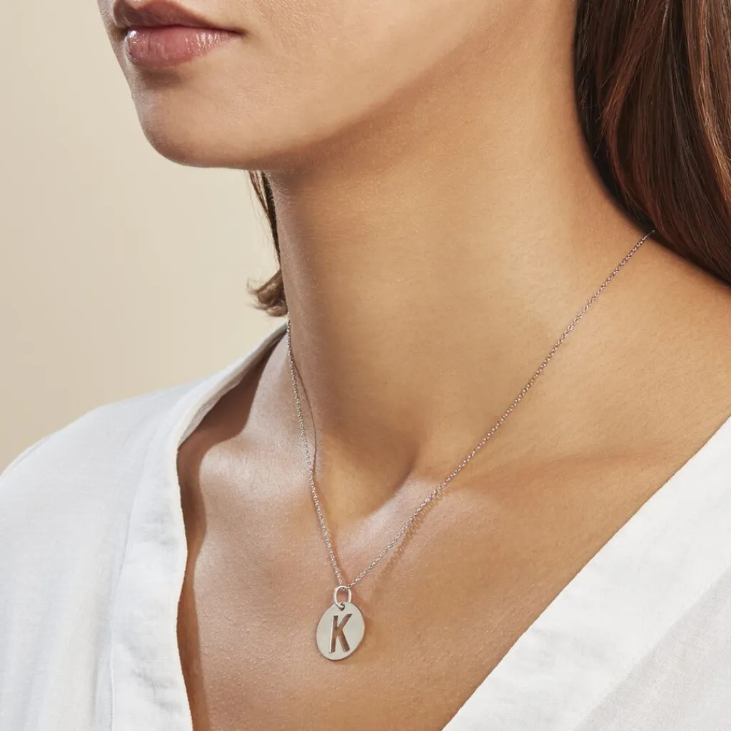 Histoire d'Or Pendentif Elio K Argent Blanc Outlet