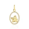 Histoire d'Or Pendentif Engin Or Jaune Oxyde De Zirconium Best