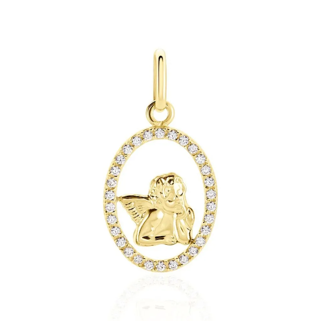 Histoire d'Or Pendentif Engin Or Jaune Oxyde De Zirconium Best