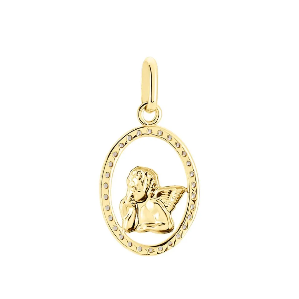 Histoire d'Or Pendentif Engin Or Jaune Oxyde De Zirconium Best