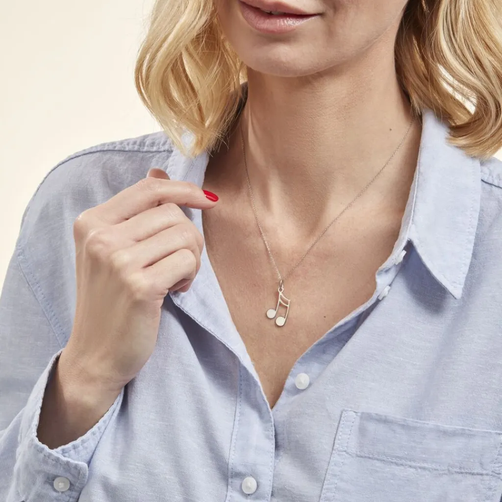 Histoire d'Or Pendentif Enio Argent Blanc Sale