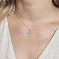 Histoire d'Or Pendentif Estrellita Ange Or Blanc