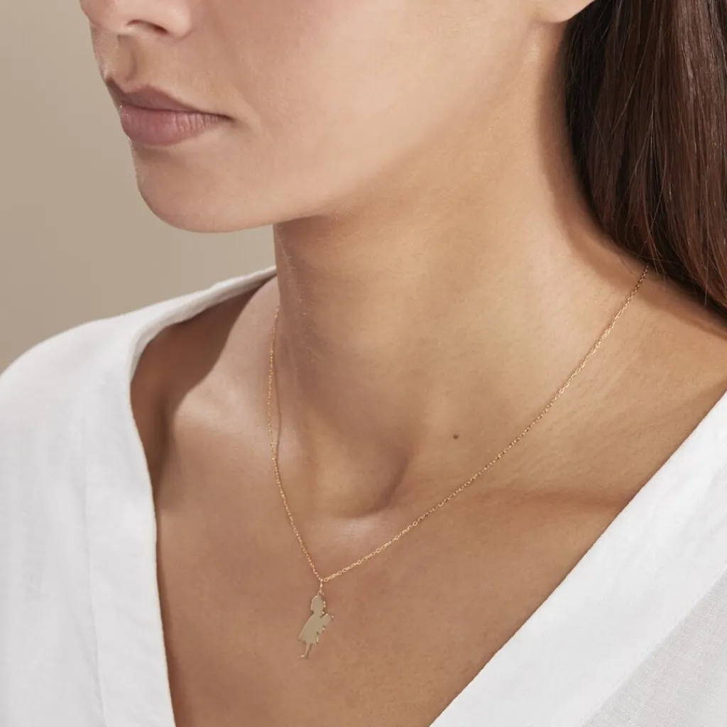 Histoire d'Or Pendentif Estrellita Ange Or Jaune