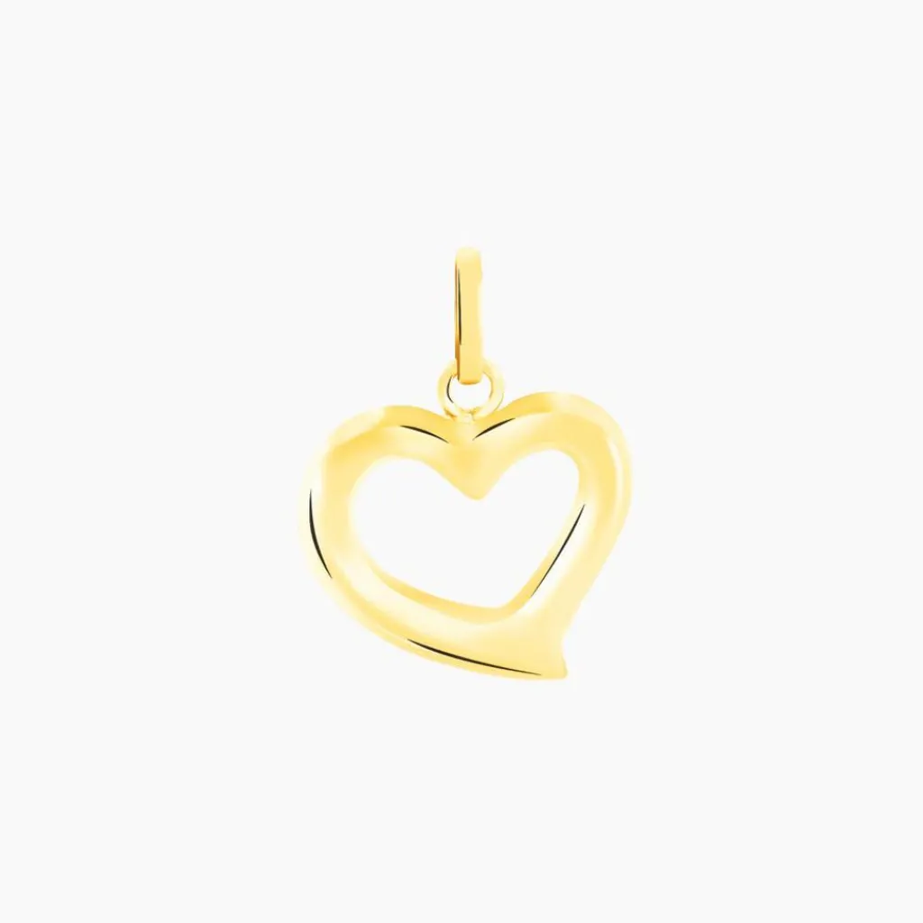 Histoire d'Or Pendentif Eudocie Coeur Bombe Or Jaune
