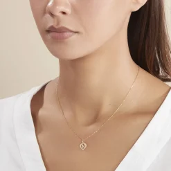 Histoire d'Or Pendentif Eudocie Coeur Lettre Or Jaune