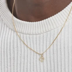 Histoire d'Or Pendentif Eudocie Coeur Lettre Or Jaune Sale