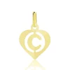 Histoire d'Or Pendentif Eudocie Coeur Lettre Or Jaune