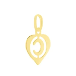 Histoire d'Or Pendentif Eudocie Coeur Lettre Or Jaune