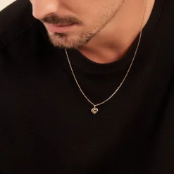 Histoire d'Or Pendentif Eudocie Coeur Lettre Or Jaune