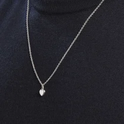 Histoire d'Or Pendentif Eudocie Coeur Lisse Or Blanc Hot