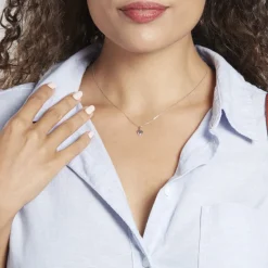 Histoire d'Or Pendentif Eudocie Coeur Lisse Or Blanc Sale