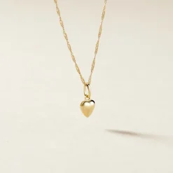 Histoire d'Or Pendentif Eudocie Coeur Lisse Or Jaune Hot