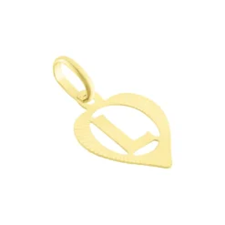 Histoire d'Or Pendentif Eudocie Coeur Lettre Or Jaune