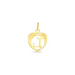 Histoire d'Or Pendentif Eudocie Coeur Lettre Or Jaune
