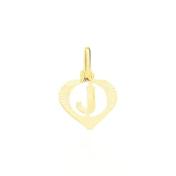 Histoire d'Or Pendentif Eudocie Coeur Lettre Or Jaune New