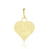 Histoire d'Or Pendentif Eudocie Coeur Message Or Jaune