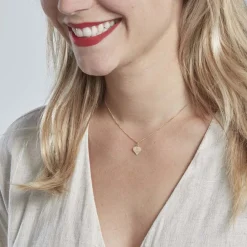 Histoire d'Or Pendentif Eudocie Coeur Message Or Jaune