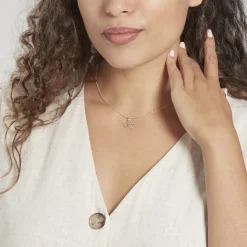 Histoire d'Or Pendentif Eudocie Coeurs Ciseles Or Bicolore Clearance