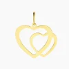 Histoire d'Or Pendentif Eudocie Coeurs Lisses Or Jaune Online