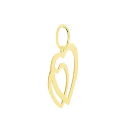 Histoire d'Or Pendentif Eudocie Coeurs Lisses Or Jaune Online