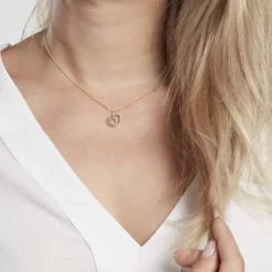 Histoire d'Or Pendentif Eudocie Coeurs Lisses Or Jaune Online