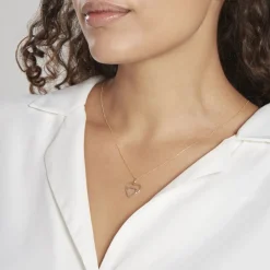 Histoire d'Or Pendentif Eudocie Double Coeurs Or Bicolore Best