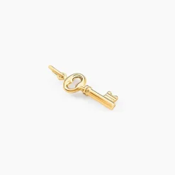 Histoire d'Or Pendentif Fatilia Clef Coeur Or Jaune New