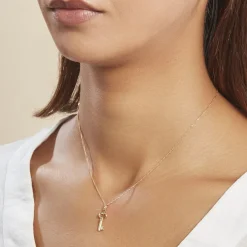 Histoire d'Or Pendentif Fatilia Clef Coeur Or Jaune New