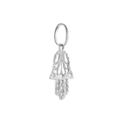 Histoire d'Or Pendentif Fatima or blanc Hot