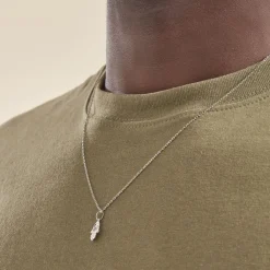 Histoire d'Or Pendentif Fatima or blanc Hot