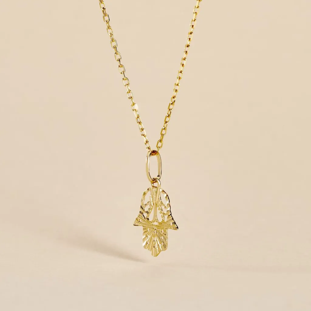 Histoire d'Or Pendentif Fatima or jaune Discount