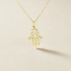 Histoire d'Or Pendentif Fatima Or Jaune Hot