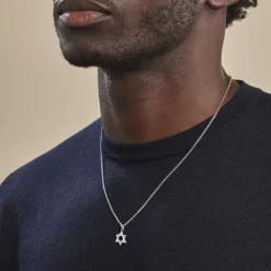 Histoire d'Or Pendentif Faye Or Blanc Oxyde De Zirconium Discount