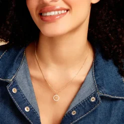 Histoire d'Or Pendentif Gabe Or Jaune Oxyde De Zirconium