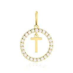 Histoire d'Or Pendentif Gabe Or Jaune Oxyde De Zirconium Hot