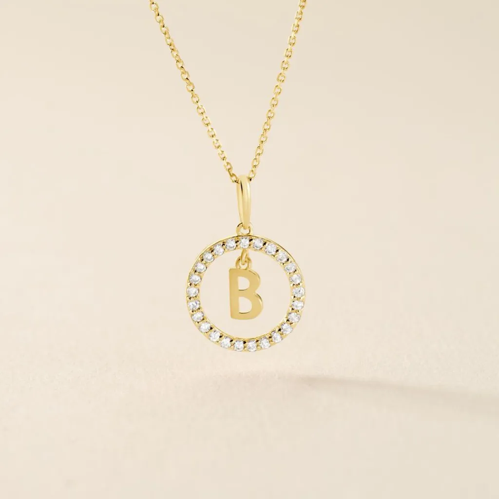 Histoire d'Or Pendentif Gabe Or Jaune Oxyde De Zirconium Hot