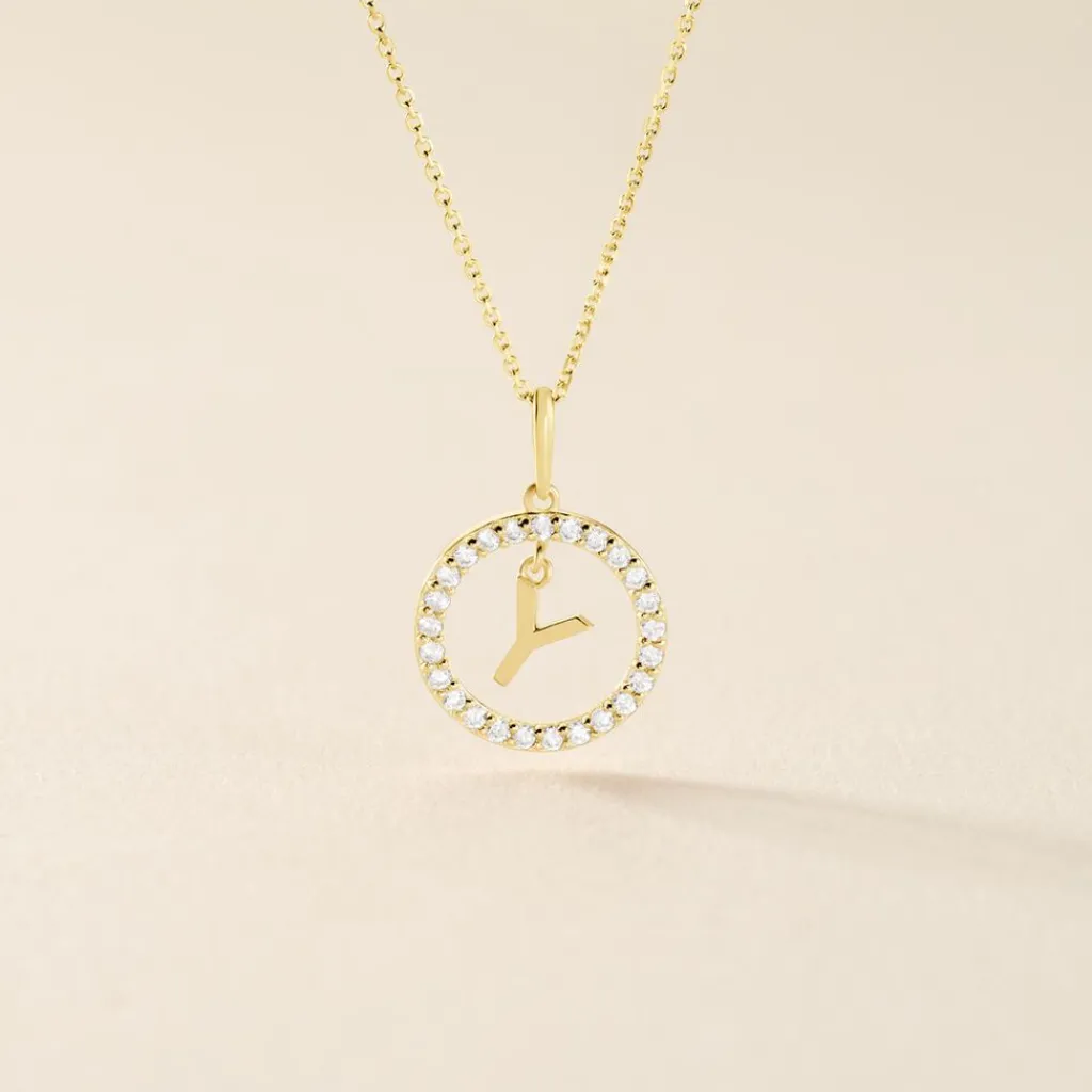 Histoire d'Or Pendentif Gabe Or Jaune Oxyde De Zirconium Online