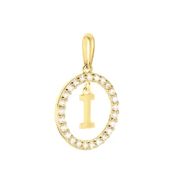 Histoire d'Or Pendentif Gabe Or Jaune Oxyde De Zirconium New