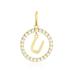 Histoire d'Or Pendentif Gabe Or Jaune Oxyde De Zirconium