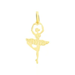 Histoire d'Or Pendentif Gabinia Danceuse Or Jaune New