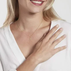 Histoire d'Or Pendentif Gabinia Danceuse Or Jaune New