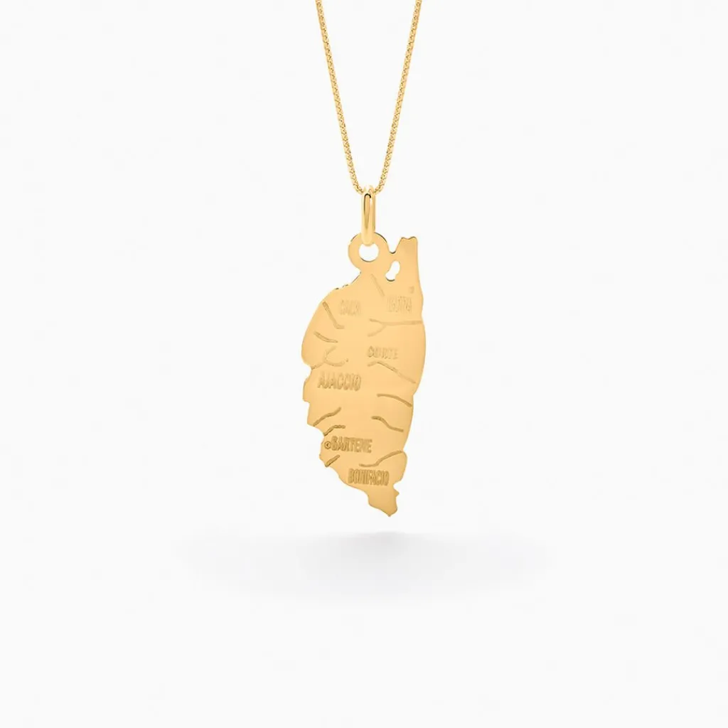 Histoire d'Or Pendentif Gaietana Corse or jaune Outlet
