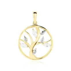 Histoire d'Or Pendentif Godolieba De Zirconium or jaune oxyde Discount