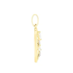 Histoire d'Or Pendentif Godolieba De Zirconium or jaune oxyde Discount