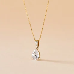 Histoire d'Or Pendentif Gorgel De Zirconium or jaune oxyde Sale