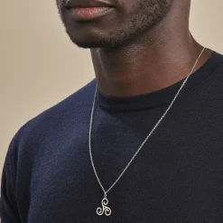 Histoire d'Or Pendentif Helge Argent Blanc Online