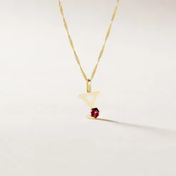 Histoire d'Or Pendentif Helidie Coccinelle Lettre Or Jaune Outlet